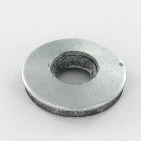 1 x Afdichtingsring met neopreen epdm afdichting Wit verzinkt staal 4.8X14