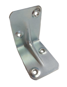 Bevestigingshoek versterkt gestanst 625x625x12 Wit...