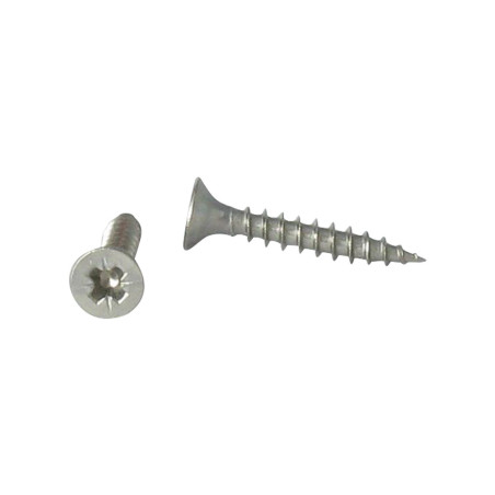 1 x Houtschroeven RVS A2 gefreesde kop Pozi PZ6 2,5X16 microschroeven