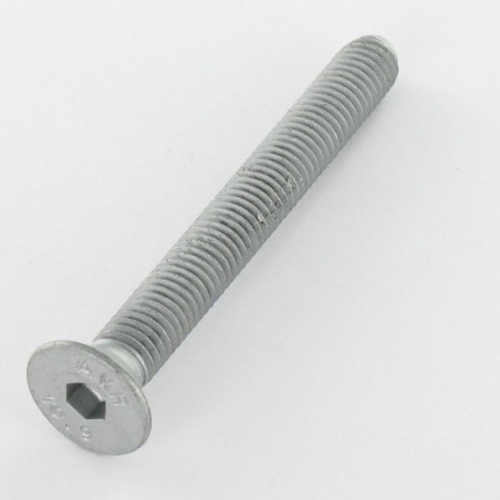 1 x Metalen schroeven FHC verzonken kop met zeskant print M8X70 bedraad op 22 klasse 10.9 sleutel van 5 DAC