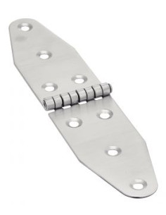 Scharnier dubbel ovaal 8 gaten RVS A2 185X92.5