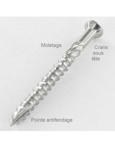Vlonderschroeven TEKOR gefreesde bolkop TORX T15 4X45... 2
