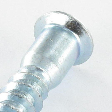 1 x Montage schroef confirmat gefreesde kop TORX 7X50 SS kartel Wit verzinkt staal TORX T20
