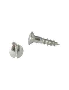 Houtschroeven RVS A2 gefreesde bolkop split 5X50
