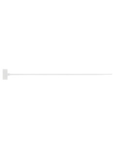 Slangenklem RVS IDENTIFICATIE wit nylon 2,5X210