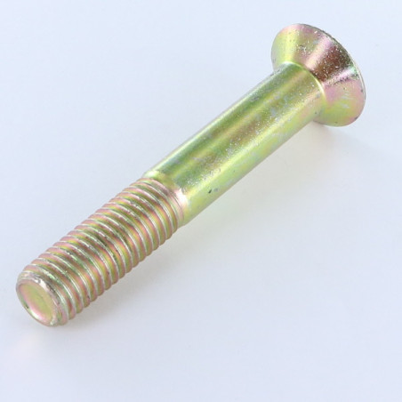 1 x Metalen schroeven FHC verzonken kop met zeskant print M5X20 bedraad op 16 klasse 10.9 sleutel van 3 Bichromaat