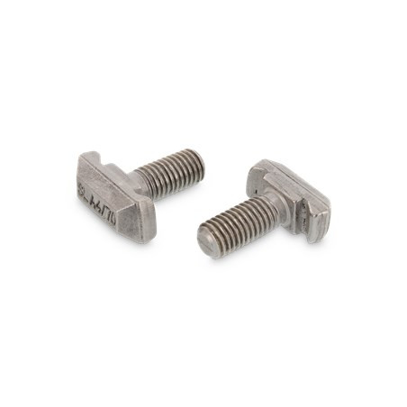 1 x Metalen schroeven rechthoekige kop 14X33.7X10.5 M10X40 T40/22 A4 RVS