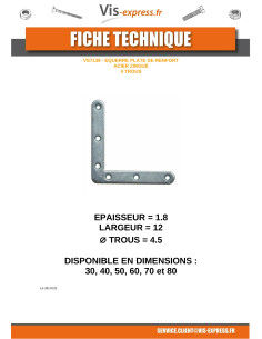 Drukplaten plat versteviging uiteinde RONDE 60x60x12 Wit... 2