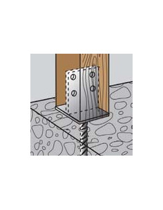 Stolpebund vorm kop 70x110x8 hoge corrosiebestendigheid... 2