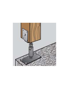 Stolpebund verstelbaar 80X160 hoge corrosiebestendigheid... 2