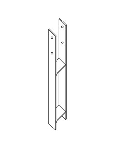 Stolpebund vorm H 91X600X60X6 hoge corrosiebestendigheid...