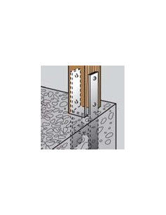 Stolpebund vorm H 91X600X60X6 hoge corrosiebestendigheid... 2