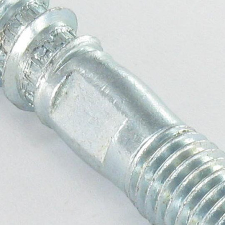 1 x Houtschroeven en metalen 10X120 Klasse 8.8 +PLAT Wit verzinkt staal