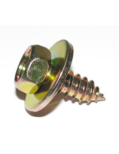 1 x Metaalplaatschroef zeskantkop TH 6.3X16 +...