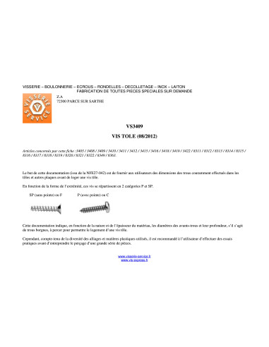 1 x Metaalplaatschroef bolvormige kopschroef...