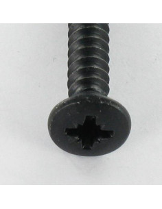 Metaalplaatschroef gefreesde bolkop Pozi 4.8X38 Zwart... 2