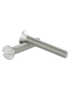 Metalen schroeven gefreesde kop split M8X80 A4 RVS