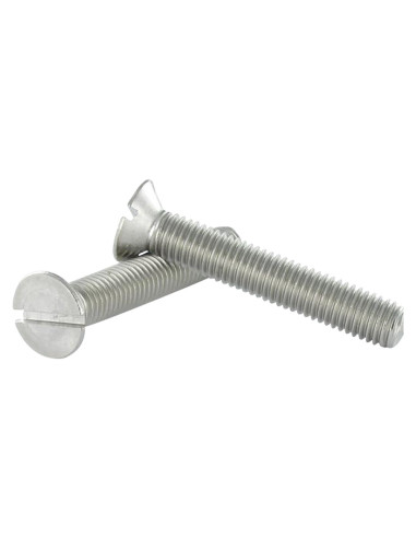 1 x Metalen schroeven gefreesde kop split M4X12...