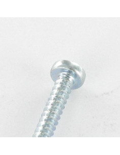 Metaalplaatschroef bolvormige kopschroef Pozi 5,5X50 Wit... 2