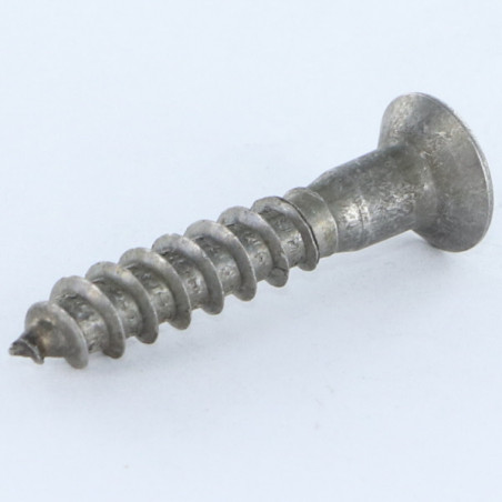 1 x Houtschroeven gefreesde kop ongesplitst 6X35 Ruw staal