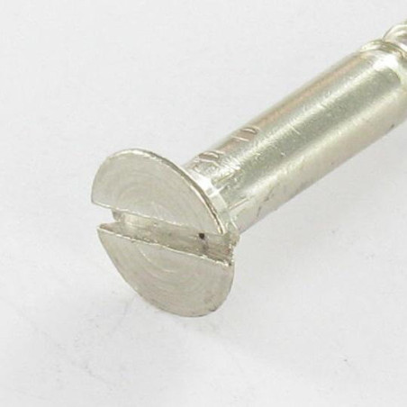 1 x Houtschroeven gefreesde kop split 5X45 Chroomstaal