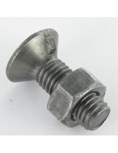 Ploegbout gefreesde kop M12X40 1 Moederkoorn Klasse 8.8...