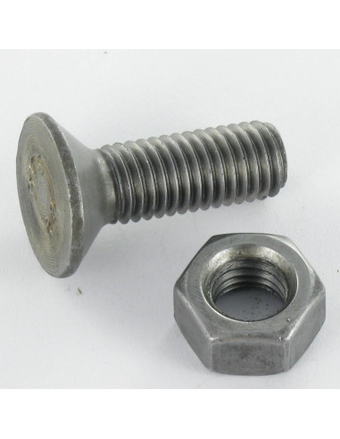 1 x Ploegbout gefreesde kop M12X40 1...