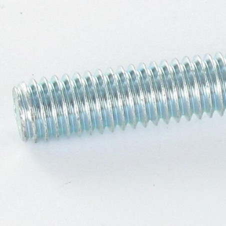 1 x Metalen schroeven gefreesde kop Phillips 3 M6X16 Wit verzinkt staal