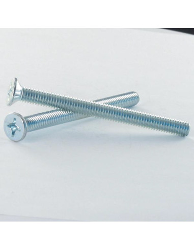 1 x Metalen schroeven gefreesde kop Phillips 2...