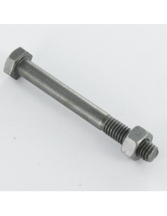 Bout (verkocht met moer) zeskantkop TH M20X45 Ruw staal