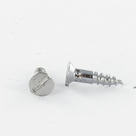 Houtschroeven gefreesde kop split Chroomstaal DIN 97