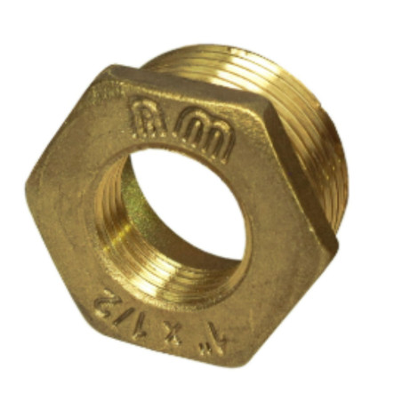 Hexagonale verkleiner Figuur 241 mannelijk vrouwelijk Messing
