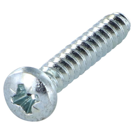 Schroeven PVC cilindrische kop Pozi Draadstang 60 graad